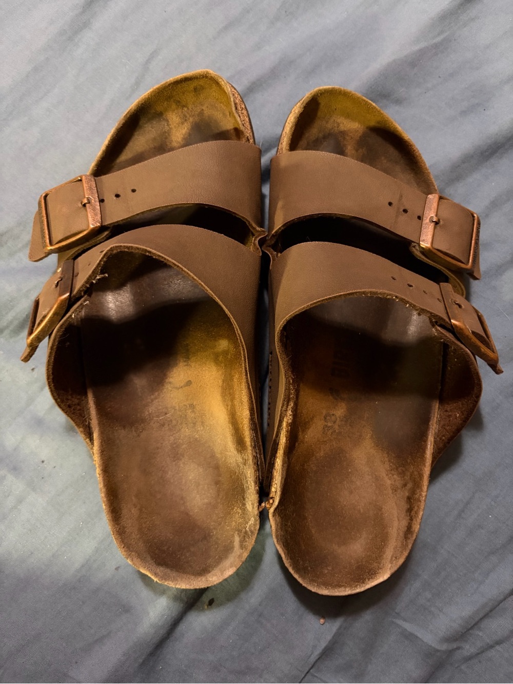 Birkenstock Arizona Brown Two-Strap Sandals